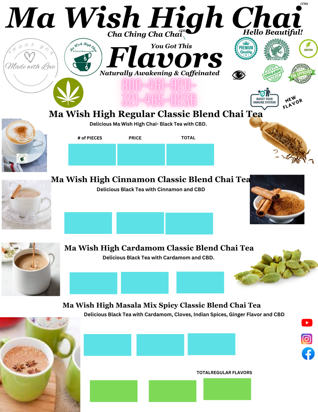 Premium TEA 18+ Teas