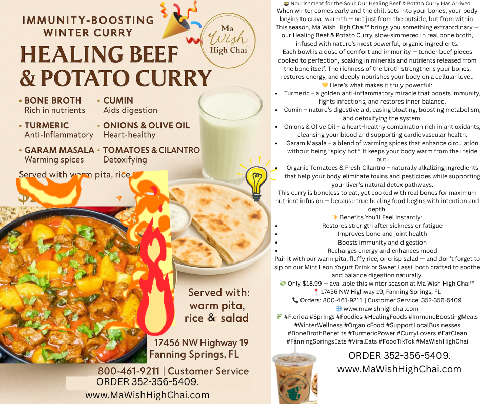 Beef Potato Kashmiri Curry TO GO