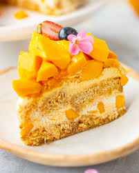 Royal Mango Cream Cake | Organic Mango Cake | Ma Wish High Chai™