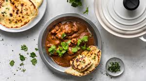 Chickpea Curry Meal with Tandoori Naan
