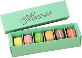 Cookies & Cream French Gourmet Macaron- BOX of 1/2 Dozen
